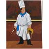 Image 2 : Chef Louis Serigraph by Artist Guy Buffet 2000, Numbered 363/595 w/ COA 21" x 27" Framed