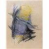 Image 2 : Agressives Schwarz Abstract Artwork by Artist U. Sejer-Hanson (?) 20" x 26" Framed