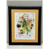 Image 1 : Deux Oiseaux Fabuleux a Altomiro Lithograph by Artist Joan Miro w/ COA 17.5" x 21" Framed