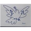 Image 2 : Colombe de la Paix Lithograph Litho de Picasso 1959 w/ COA 19" x 14" Framed