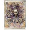 Image 1 : Vina 3D Mixed Media Artwork by Artist Dr. Franky Dolan 11" x 14" Unframed