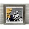 Image 1 : Still Life with Silver Pitcher Artwork by Roy Lichtenstein (?) Numbered 064/200, 10" x 10" Framed