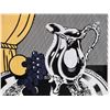 Image 2 : Still Life with Silver Pitcher Artwork by Roy Lichtenstein (?) Numbered 064/200, 10" x 10" Framed