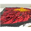 Image 3 : Original Ruby Passion Oil on Canvas by Artist Helen Petri w/ COA 21" x 21" Unframed, Unstretched