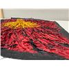 Image 4 : Original Ruby Passion Oil on Canvas by Artist Helen Petri w/ COA 21" x 21" Unframed, Unstretched