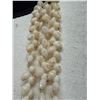 Image 3 : Niihau Shell 3-Strand Kahiko Lei Moanaloa, Momi Ke'oke'o w/ Cowry Clasp & COA 40"L