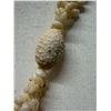 Image 4 : Niihau Shell 3-Strand Kahiko Lei Moanaloa, Momi Ke'oke'o w/ Cowry Clasp & COA 40"L