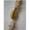 Image 5 : Niihau Shell 3-Strand Kahiko Lei Moanaloa, Momi Ke'oke'o w/ Cowry Clasp & COA 40"L