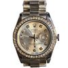 Image 1 : Rolex Oyster Perpetual Datejust Replica Watch, Diamond Hour Markers, Silver Dial
