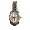 Image 2 : Rolex Oyster Perpetual Datejust Replica Watch, Diamond Hour Markers, Silver Dial