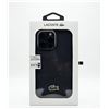 Image 1 : Lacoste iPhone 16 Pro Max Black Case with Crocodile Logo in Original Packaging