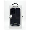 Image 1 : Lacoste Protective Phone Case for iPhone 16 Pro Max Black with Logo
