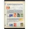 Image 2 : 1935 Peru Hand Made Stamp Collection Album Page  16 Pieces (STM-0102)