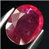 Image 1 : 3.4ct Oval Blood Red Ruby Madagas. Appraised $8k (GEM-18677)