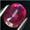 Image 2 : 3.4ct Oval Blood Red Ruby Madagas. Appraised $8k (GEM-18677)