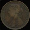 Image 1 : 1888 British Victoria Halfpenny VF (COI-7261)