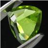 Image 2 : 2.23ct Green Peridot Cut Trillion Appraised $3k (GEM-19268)