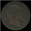 Image 1 : 1908 British Edward VII Penny VF/XF (COI-7161)