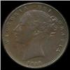 Image 1 : 1858 Britain Victoria Farthing High Grade (COI-7055)