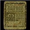 Image 1 : 1777 Colonial Currency 3p Connecticut Hi Grade (COI-3797)