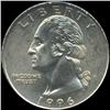 Image 1 : 1996 Washington 25c Quarter Coin Graded GEM (COI-6907)
