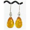 58.40ct Premium Earrings Golden Yellow Citrine (JEW-1585)