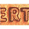 Image 1 : 1960D Lincoln Cent Die Error Skirted R BU Rare (COI-3646)
