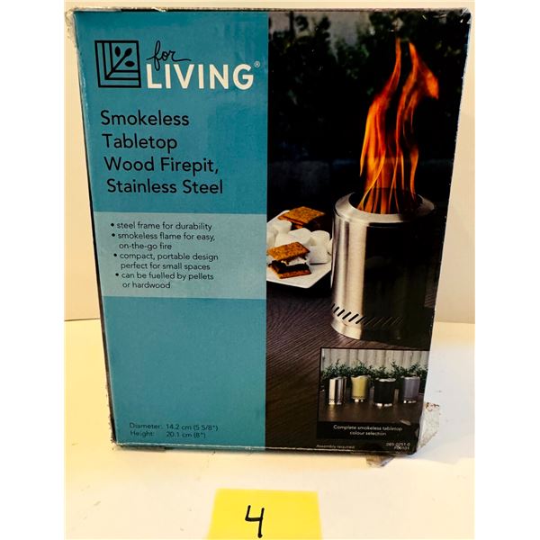 For Living Smokeless Tabletop Fire Pit