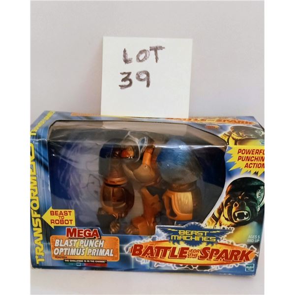 2000 Hasbro Transformers Beast Machines Mega Blast Punch Optimus Primal