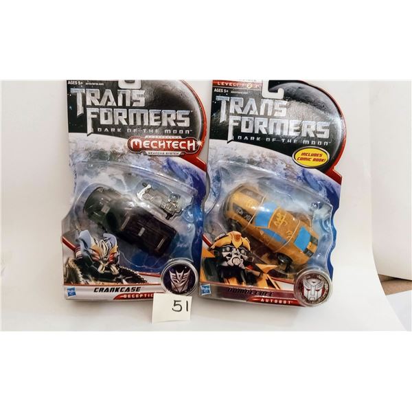 Hasbro Transformers Dark of the Moon Deluxe Crankcase & Bumblebee Target Lot