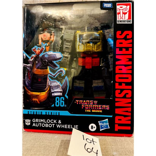 ACTORY SEALED Transformers Studio Series 86-06 Leader Grimlock & Autobot Wheelie Figure New