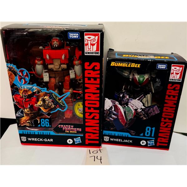 Transformers Studio Series 86 Wreck-Gar & SS-81 Cybertron Wheeljack Lot New