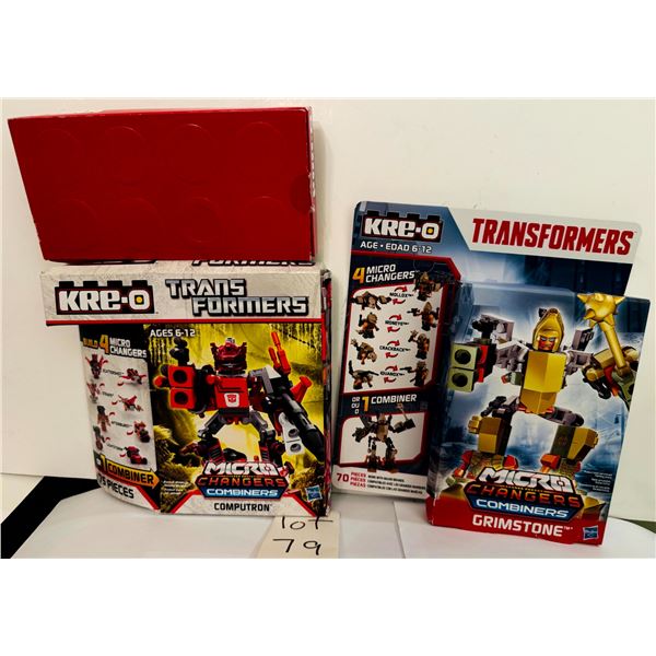 KRE-O Transformers Micro Changers Combiners Computron & Grimstone Sets New