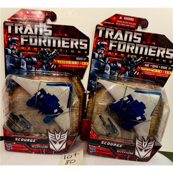 Transformers Generations Deluxe Class Scourge Decepticon Action Figure 2-Pack New