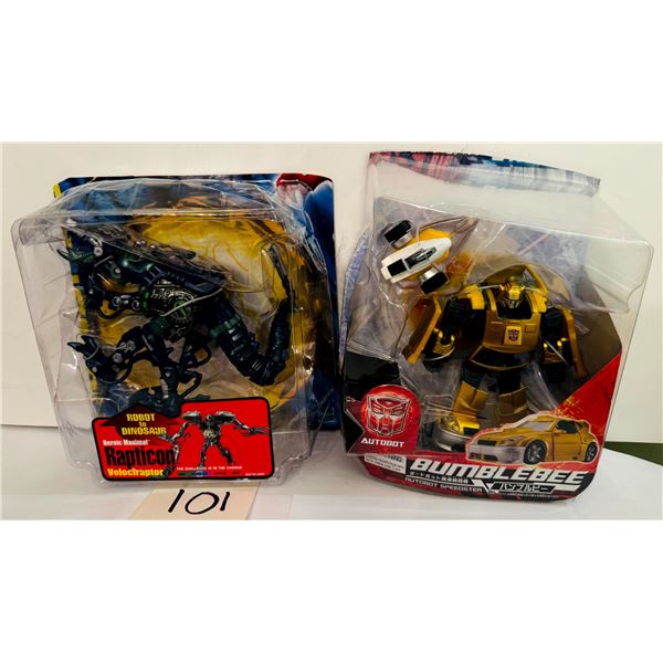 Transformers Beast Machines Rapticon & Takara Tomy United UN-07 Bumblebee Lot