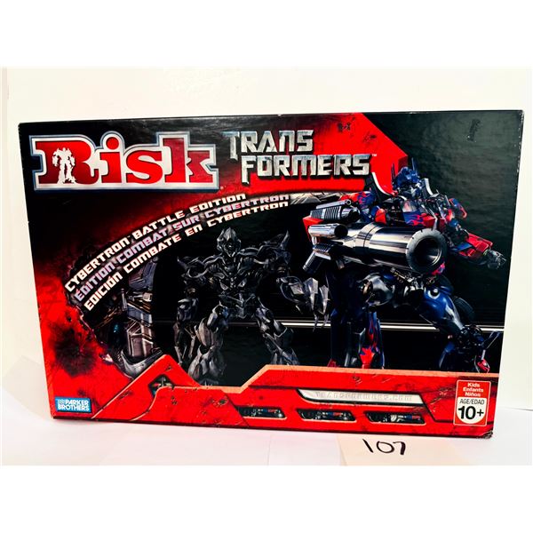 Risk Transformers Cybertron Battle Edition Board Game Parker Brothers 2007 New