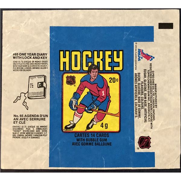 1979-80 O-PEE-CHEE NHL WRAPPER - GRETZKY ROOKIE YEAR