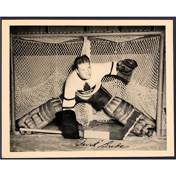 1945-54 QUAKER OATS NHL HOCKEY - TURK BRODA (HOF)