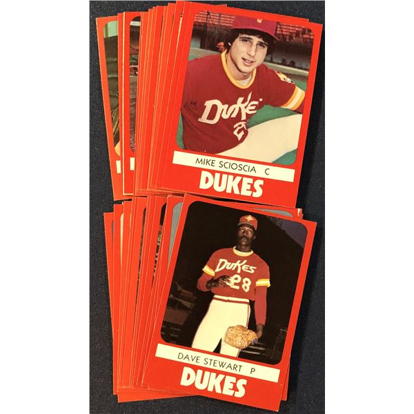 1980 TCMA MiLB ALBUQUERQUE DUKES TEAM SET - DAVE STEWART