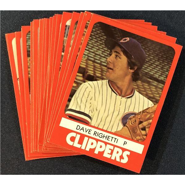 1980 TCMA MiLB COLUMBUS CLIPPERS TEAM SET - DAVE RIGHETTI