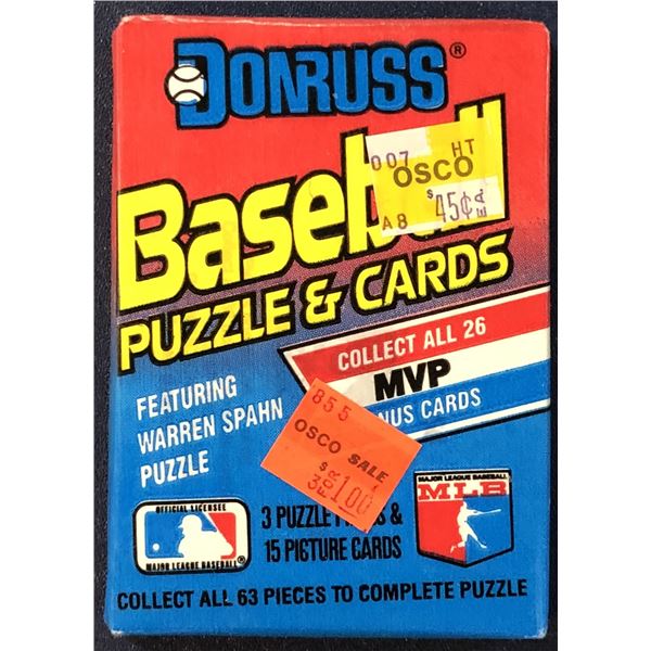 1989 DONRUSS BASEBALL WAX PACK