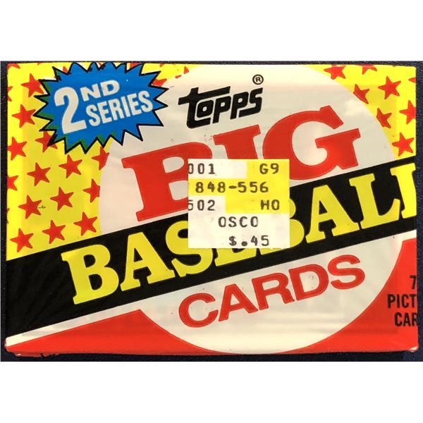 1989 TOPPS BIG BASEBALL 2nd SERIES CELLO PACK