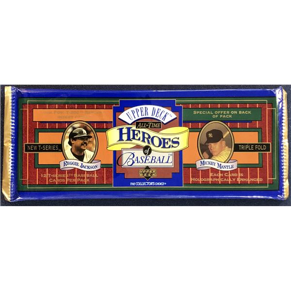 1993 UPPER DECK HEROES OF BASEBALL FOIL PACK