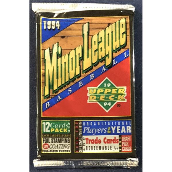 1994 UPPER DECK MINOR LEAGUE BASEBALL FOIL PACK