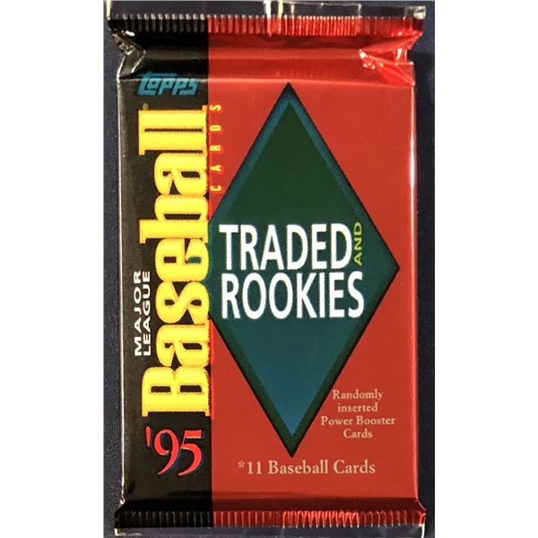 1995 TOPPS BASEBALL TRADED & ROOKIES FOIL PACK