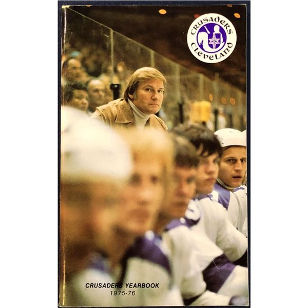 1975-76 WHA CLEVELAND CRUSADERS MEDIA GUIDE