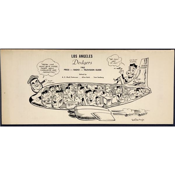1962 LOS ANGELES DODGERS MEDIA GUIDE