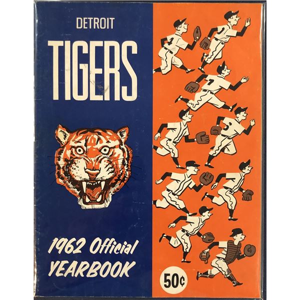 1962 MLB DETROIT TIGERS YEARBOOK