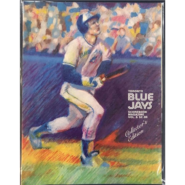 1982 MLB PROGRAM - OAKLAND @ TORONTO