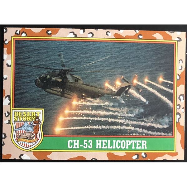 1991 TOPPS DESERT STORM CH-53 HELICOPTER